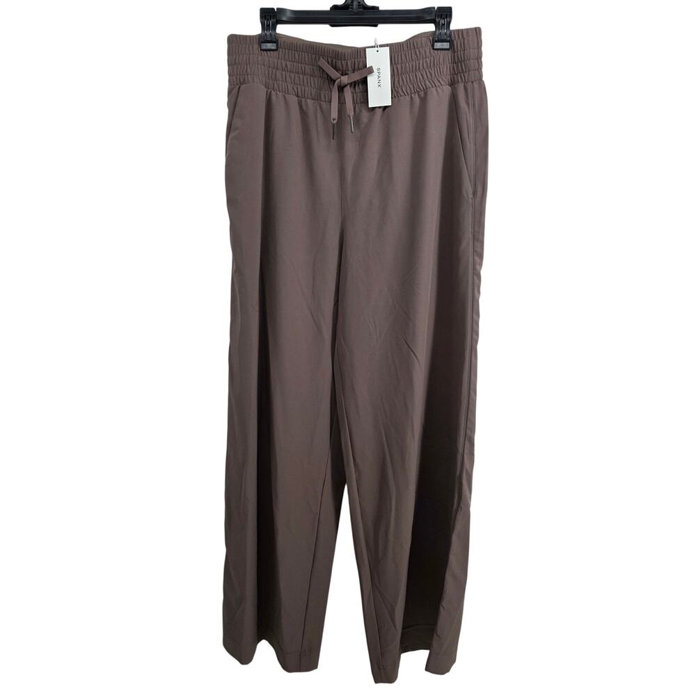 Spanx NEW On The Move Wide Leg Pant Smoke Size Large